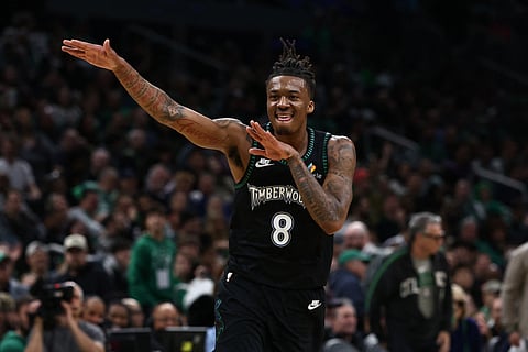 BONES Hyland supplies the offensive spark, leading the Minnesota Timberwolves to a 102-92 victory over the Boston Celtics in the NBA regular season.