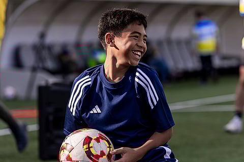 SAM Suguran, who trains with Arayat Athletics Academy in Pampanga, dreams of joining the Philippine national football team someday.