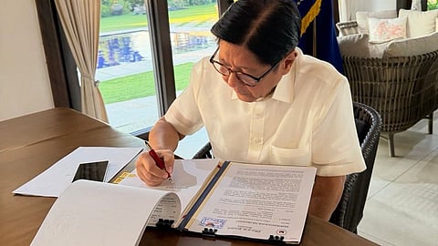 President Ferdinand Marcos Jr. signed Executive Order 110, placing the country under a National State of Emergency and placing a unified package for livelihoods, industry, food and transport.