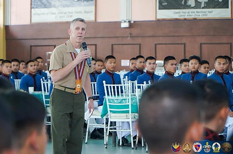 US Marine general visits PMA, engages cadets on leadership