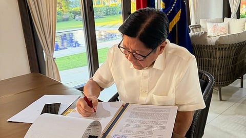 PRESIDENT Ferdinand Marcos Jr. signs an executive order declaring a national emergency after repeatedly denying there’s a prevailing fuel crisis.