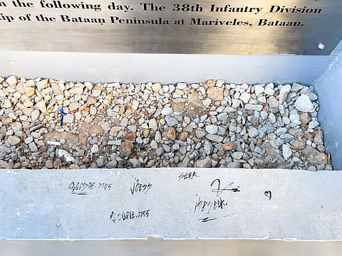 Vandalism hits Mariveles WWII memorial park