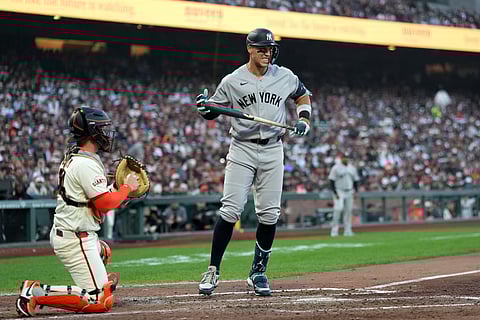 AARON Judge and the New York Yankees open the brand-new MLB season with a bang as they posted a 7-0 victory over the San Francisco Giants on Wednesday.
