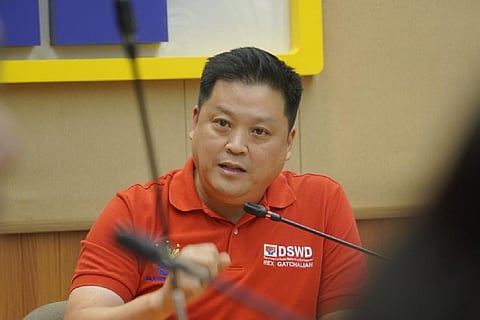 DEPARTMENT of Social Welfare and Development Secretary Rex Gathalian during a meeting with Transport Network Companies to address concerns regarding cash relief assistance program.