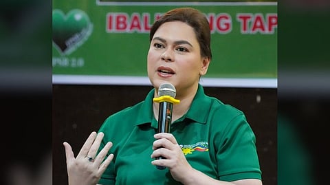 VICE President Sara Duterte