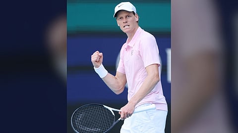 JANNIK Sinner inches closer to his second straight title following a 6-2, 6-2 win over Frances Tiafoe in the quarterfinals of the Miami Open men’s singles event.