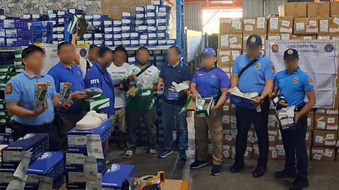 Unregistered goods seized, Chinese, Pinoy collared
