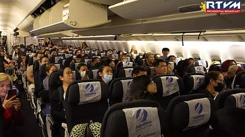 5th chartered flight brings home UAE OFWs