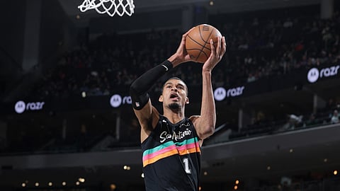 VICTOR Wembanyama shoots his way to 23 points and 15 rebounds as the San Antonio Spurs scored a 127-95 win over the Milwaukee Bucks in the NBA regular season.