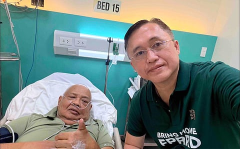 Bong Go seeks prayers for hospitalized ex-ES Medialdea