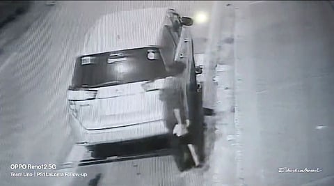 CCTV footage released by Quezon City Police District in line with its investigation over the viral gas-and-run incident on 22 March.