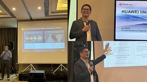 NONSTOP operations Left: Noel Chris Bagay, senior data center product manager. Top right: Jun Sinio, product solutions engineer. Bottom right: Joel Nuesca, chief network