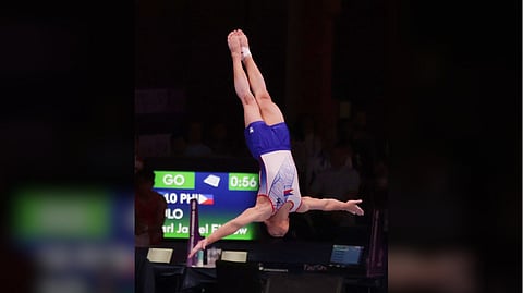 ELDREW Yulo will have zero pressure when he competes in the Cairo leg of the FIG Artistic Gymnastics World Cup Series from 3 to 6 April.