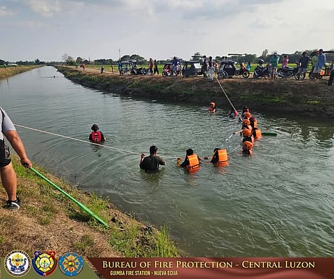 A retrieval operation was conducted to find the bodies of the three men who drowned at an irrigation canal in Guimba, Nueva Ecija on March 30, 2026.