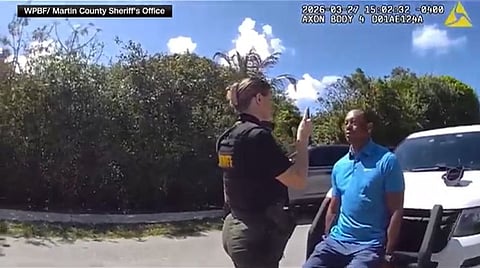 Video shows Woods’ DUI arrest after crash