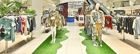 The Revibe Culture space at the 2nd Floor Activity Area introduces the brand’s concept of ‘Art You Can Wear,’ highlighting how timeless fabrics are transformed into unique artwear pieces.