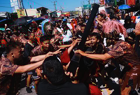Devotees brave heat for Good Friday crucifixions