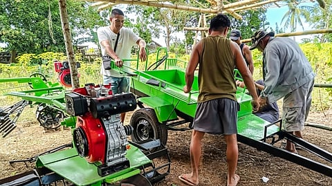 FARMERS in Camarines Sur receive a boost as the Department of Agrarian Reform distributes P1.694 million worth of machinery to six Agrarian Reform Beneficiary Organizations.