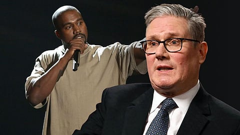 British Prime Minister Keir Starmer and Kanye West
