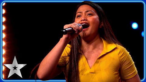 Our very own Kristel Herrera shows Britains Got Talent how to birit