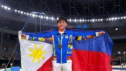 Karl Eldrew Yulo adjusts well to the Seniors rank after picking up two bronze medals in Cairo.