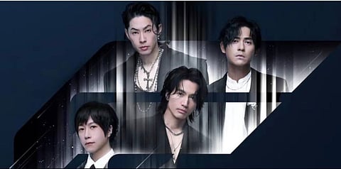 Mayday’s Ashin, Vaness Wu, Jerry Yan and Vic Chou.