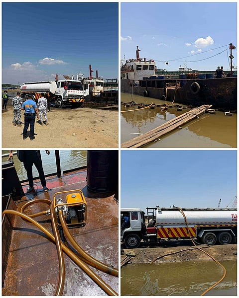 The operation that took place on April 7 at the Navotas Fish Port Complex resulted in the seizure of a substantial volume of fuel and equipment linked to the operation.