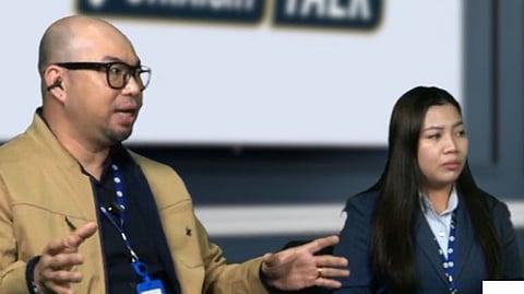 ALBERT Uy, senior project manager of the SM Foundation Wellness Center Program and Roma Carbonell, assistant project manager.