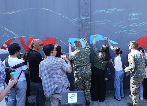 AFP joins WPS mural festival, opens camps for art and awareness