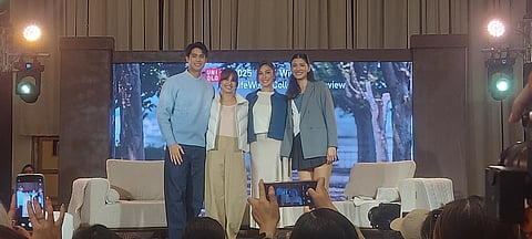 DONNY Pangilinan, Jasmine Curtis-Smith, Solenn Heussaff and Kianna Dy sporting preppy styles.