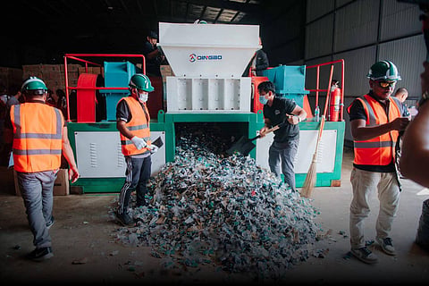 AUTHORITIES witness the destruction of approximately P266.07 million worth of forfeited cigarettes at the Virgo 8 Tech and Waste Management Services facility in Zamboanga City. The massive haul stemmed from coordinated enforcement operations targeting smuggling networks.
