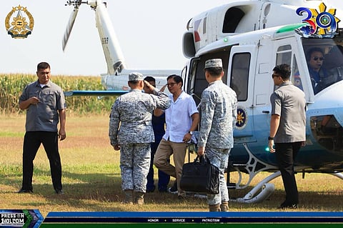 President Ferdinand R. Marcos Jr. conducted an on-site inspection of major housing developments under the Pambansang Pabahay para sa Pilipino (4PH) Program at Crystal Peak Estates, San Fernando City, Pampanga on April 10, 2026.