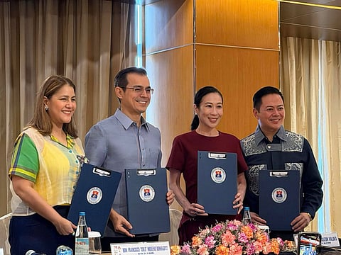 the comeback of Miss Manila meria con with Manila Mayor Isko Moreno, GMA Networks Annette Gozon Valdes, MUPH Executive Voltaire Tayag
