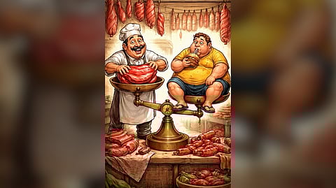 A PARTICIPANT who loses half a kilogram will receive the same weight in boneless beef.