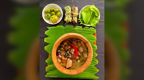 ICONIC Hiligaynon dish kadyos, baboy kag langka with flavorings from batuan, tanglad and libas.