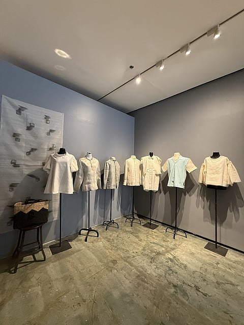 CARO Wilson’s latest sartorial offerings were exhibited at the Leon Gallery International.