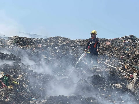 Smoke from Navotas landfill blaze triggers health alerts