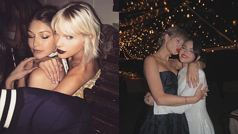 Taylor Swift's best friends model Gigi Hadid and Selena Gomez