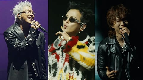 Taeyang, G-Dragon and Daesung at Coachella 2026.