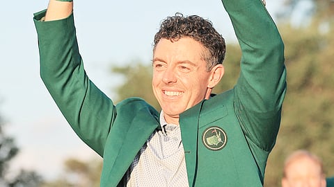 RORY McIlroy gets to wear the iconic green jacket once more as he closed with a one-under par 71 to rule the 90th Masters at the Augusta National on Monday (Manila time).