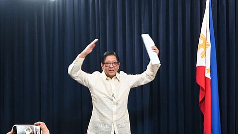 Marcos Jr. having jumping jack