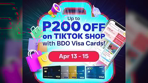 BDO offers payday discounts for cardholders
