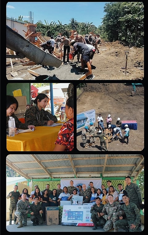 PH-US troops break ground for new classrooms, serve residents, and turn over school equipment in Quezon province.