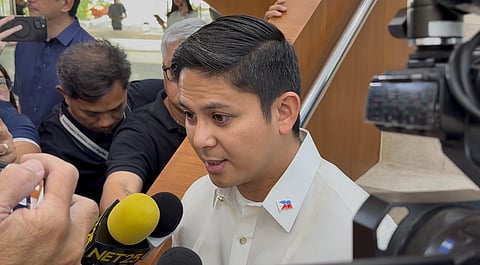 Assistant Ombudsman Mico Clavano at the House of Representatives in Quezon City this Tuesday.