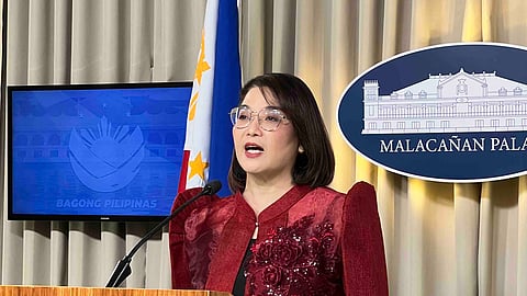 Palace press officer, Usec. Claire Castro