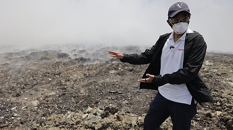 Razon firms help end landfill fire