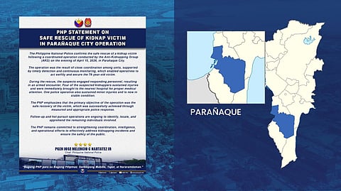 Victim rescued, 5 injured in Parañaque anti-kidnapping shootout