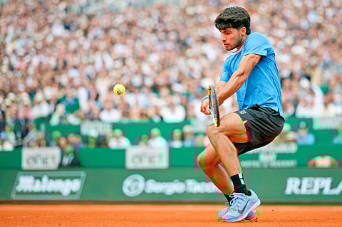 CARLOS Alcaraz displays his prowess as he posted a 6-4, 6-2 win over Otto Virtanen to kick off his quest in the Barcelona Open.