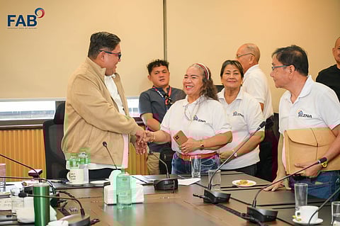 AFAB Administrator and CEO Hussein P. Pangandaman met with BEZNA officials at the AFAB Administration Building in Mariveles, Bataan, on April 14, with discussion on community-related issues at the Freeport Area of Bataan (FAB).