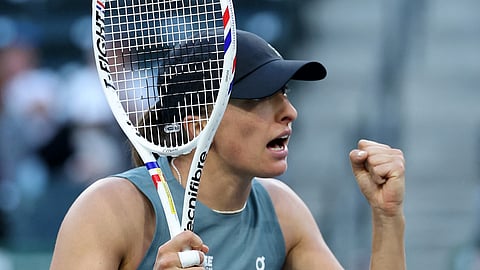 IGA Swiatek flaunts her dominant form en route to posting a 6-2, 6-3 win over Laura Siegemund in the opening round of the Stuttgart Open in Germany.